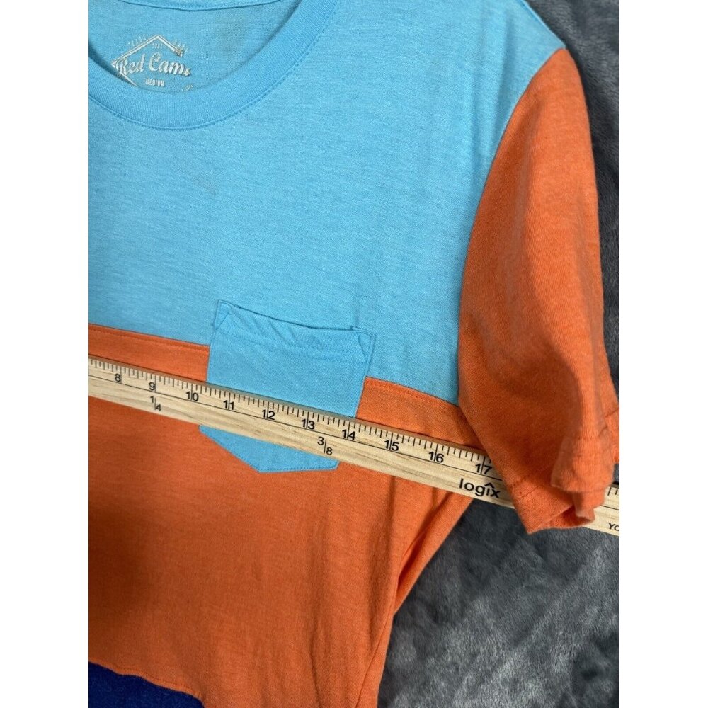 Red Camel Women Tops Tees - Short Sleeve Size Medium Colorful Blocks - Picture 4 of 8